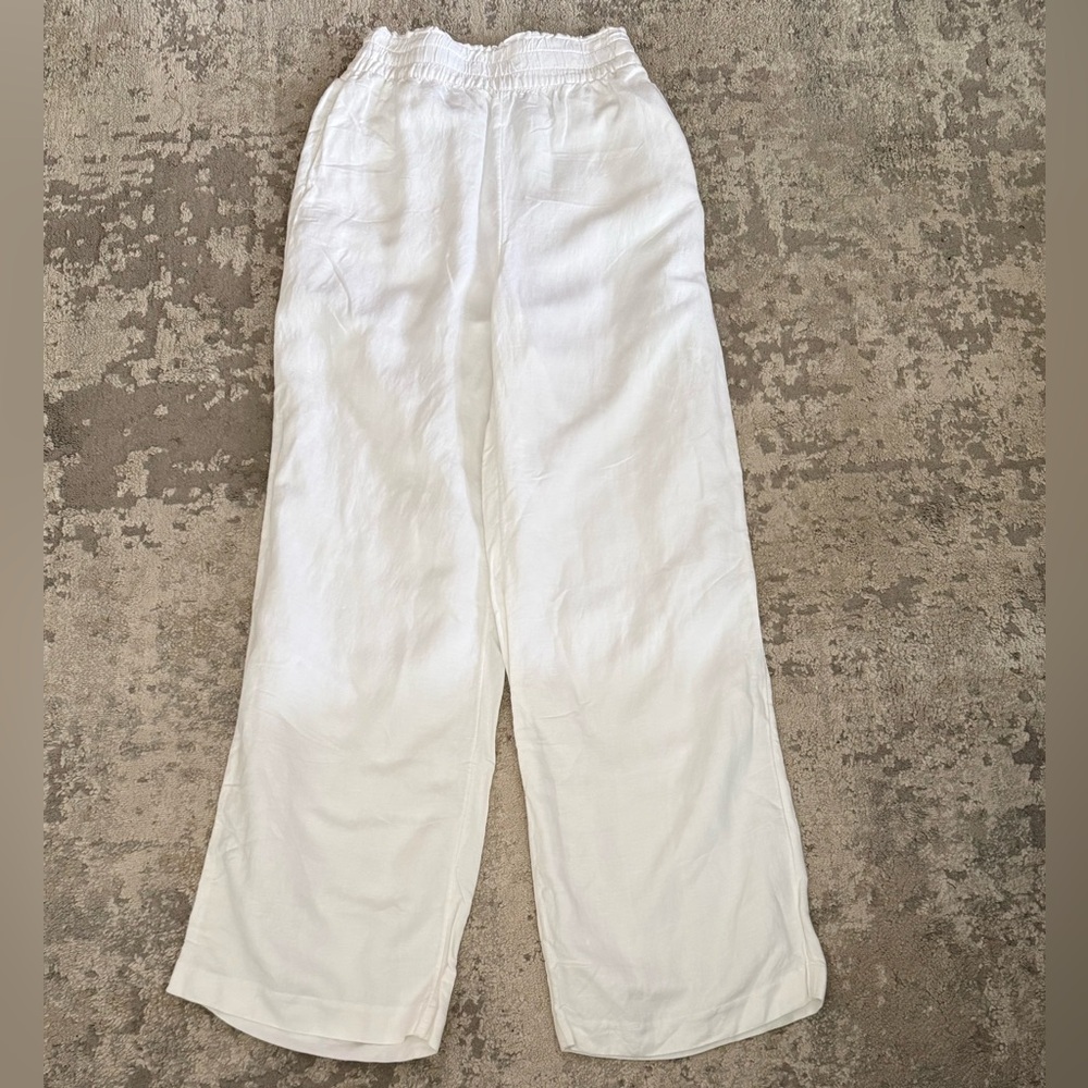 White Linen Pants